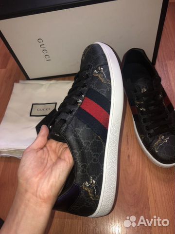 Кроссовки / кеды Gucci ace gg supreme tigers Кроссовки / кеды Gucci ace gg supreme tigers