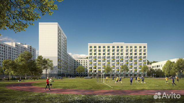 2-к квартира, 65.6 м², 2/22 эт.