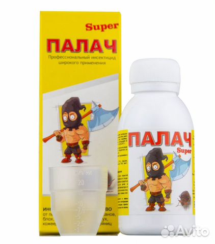 Средство от клопов и тараканов Палач Super 100 мл