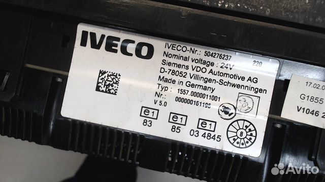Щиток приборов Iveco Stralis, 2010 Щиток приборов Iveco Stralis, 2010