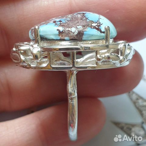 Серебряное кольцо с бирюзой