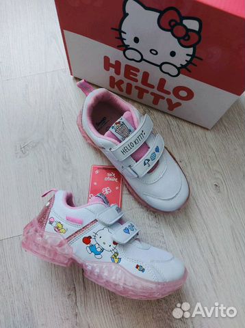 Кроссовки с подсветкой Hello Kitty 26-31