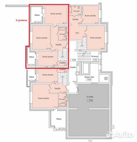 4-к квартира, 144 м², 7/8 эт. 4-к квартира, 144 м², 7/8 эт.