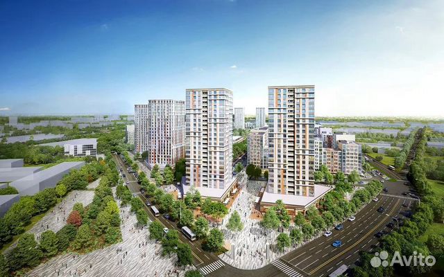 3-к квартира, 63.6 м², 5/23 эт.