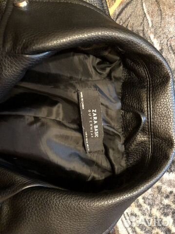 Кожаная куртка косуха Zara