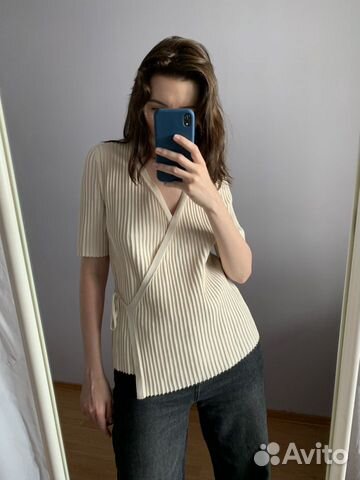 Кофта H&M трикотажная на запах Кофта H&M трикотажная на запах