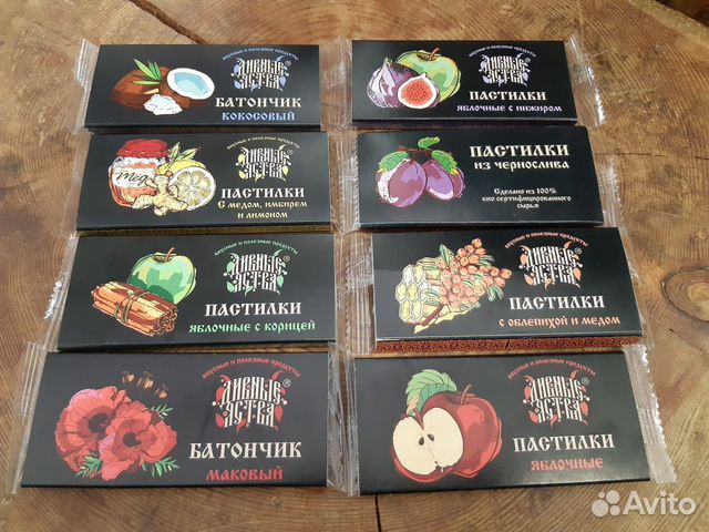 Батончики и пастилки 