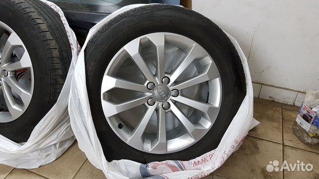 Комплект оригинальных колес Ауди Q5 Комплект оригинальных колес Ауди Q5