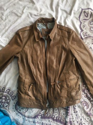 Куртка кожаная massimo dutti