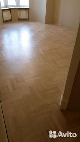 Циклевка паркета, шлифовка фанеры, доски. Без пыли