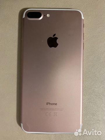 Телефон iPhone 7 Plus rose gold 128