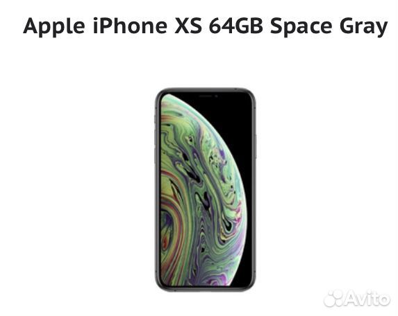 iPhone xs 64gb space-gray