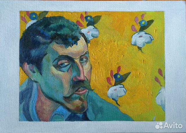 Картина маслом. Копия картины Поля Гогена Картина маслом. Копия картины Поля Гогена