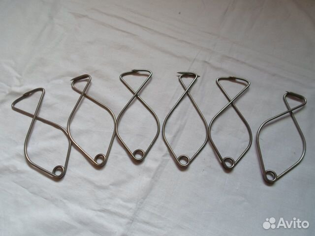 Прищеп нержавейка СССР для рыбы,мяса