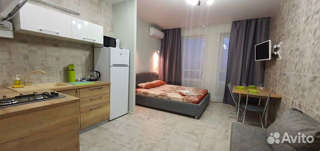 

Квартира-студия, 30 м², 2 кровати
