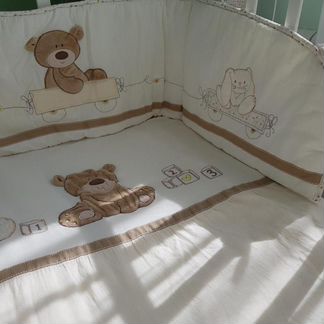 Бортик для детской кроватки mothercare