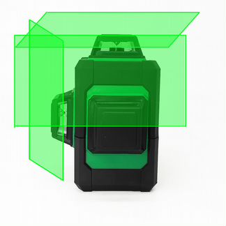Зеленый лазерный уровень 360 градусов 12л B129