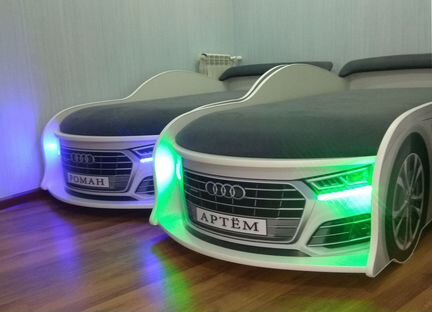 Детская кровать-машина Ауди