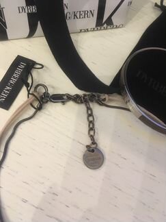 Колье октагон и кожаный браслет dyrberg/kern