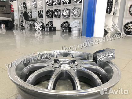 Диски ls 229 4x100 r15 #202 хромьё спицы полка