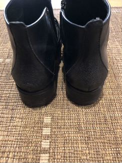 Ботинки кожаные Италия