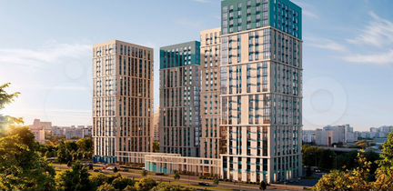 2-к квартира, 73.7 м², 19/23 эт.