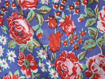 Шелк винтажный (большой отрез)