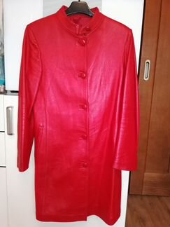 Пальто-френч кожанное неутепленное, пр-во Турция