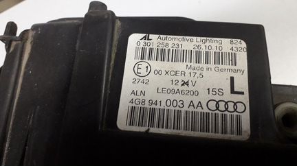 Фара левая A7 4G8941003AA