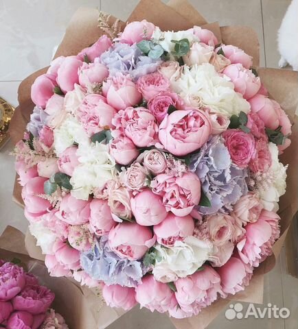 Пионы букет