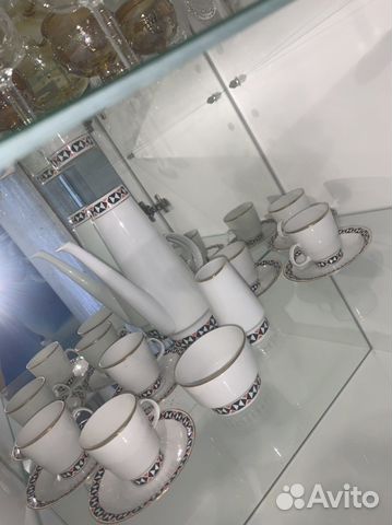 Фарфоровый, кофейный сервиз из гдр 1983