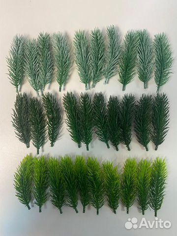 Веточки ели, лапки хвойные, еловые, для творчества