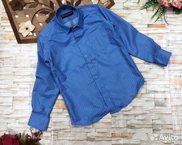 Рубашка для мальчика 116-122 новая