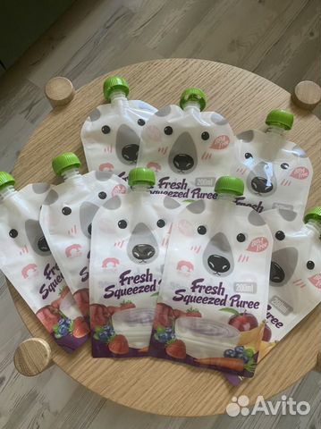 Новые многоразовые паучи для питания