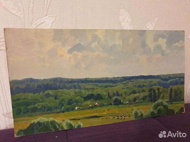 Картина пейзаж, Титов А.М. Народный худ