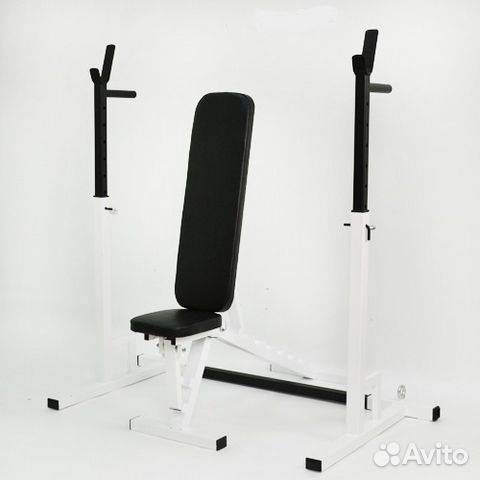 Стойка и скамья для жима в наборе