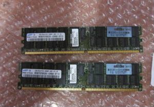 HP 8Gb 4 шт пo 2Gb 2Rx4 PC2-5300 p/n 405476-051