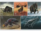 Блоки марок Фауна Доисторические животные объявление продам