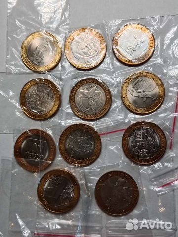 Рубли РФ биметалл