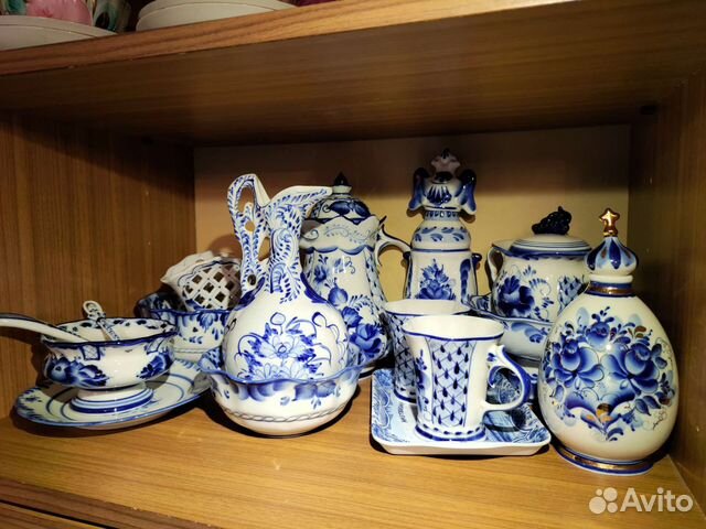 Фарфор, гжель, посуда, статуэтки