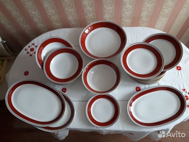 Столовый сервиз (фарфор гдр)