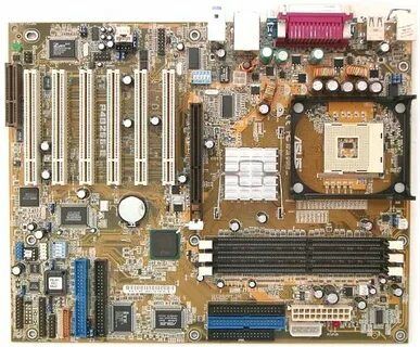 Материнская плата с процессором