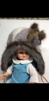 Шапка норковая детская