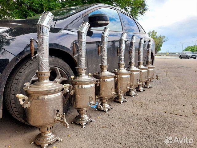 Самовар Чукотка с трубой