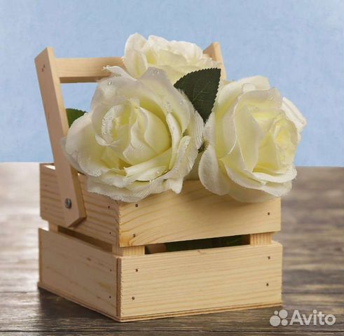 Кашпо деревянное 12*11*9