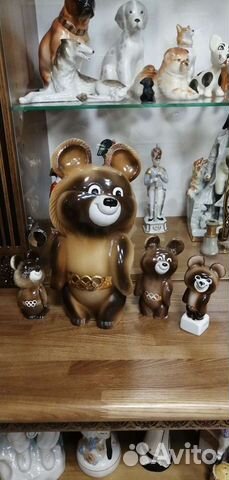 Фарфоровые статуэтки Олимпийские мишки