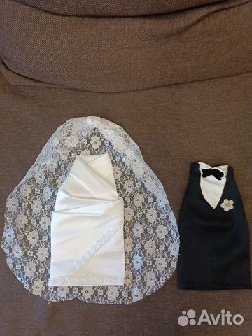 Наряды на бутылки свадебные