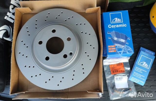 Тормозные диски ATE Mercedes GLK X204 перфорация