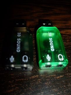 Внешняя звуковая карта USB 3D Sound 7.1 /3.5 Jack