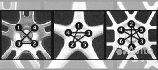 Как правильно закручивать колесо. Порядок затяжки гаек колеса. Как правильно затягивать болты на колесах. Порядок затяжки болтов колеса. Порядок закручивания болтов на колесах.